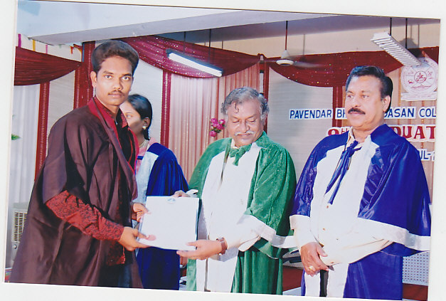 IMG_0007.jpg - 9th Graduation day - April 30, 2010, Cheif Guest - Thiru. M.A.Muthu Veera Ganapathy, M.Com, M.Phil, Ph.D., Former director of Colligeate Education, Govt. of Tamilnadu.