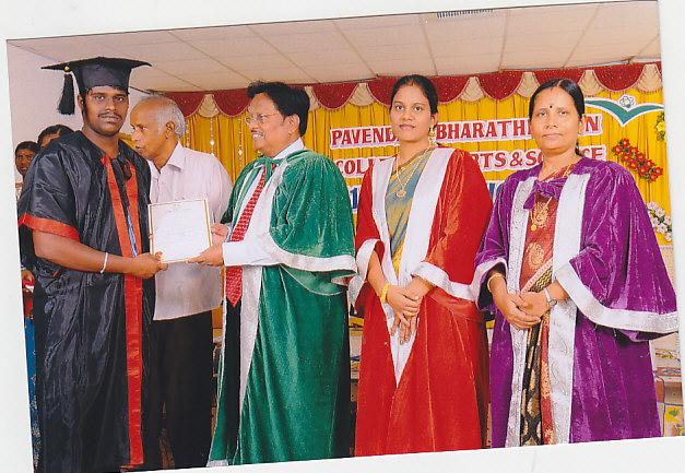 IMG_0009.jpg - 11th Graduation day - August 10, 2012, Cheif Guest - Thiru. Prof. Dr. P.Jagadeesan, Former Vice Chancellor Bharathidasan University